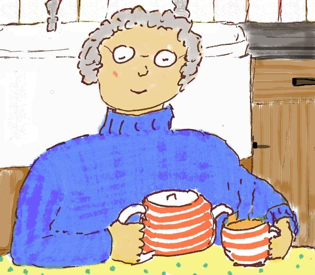 Granny Drinks Tea